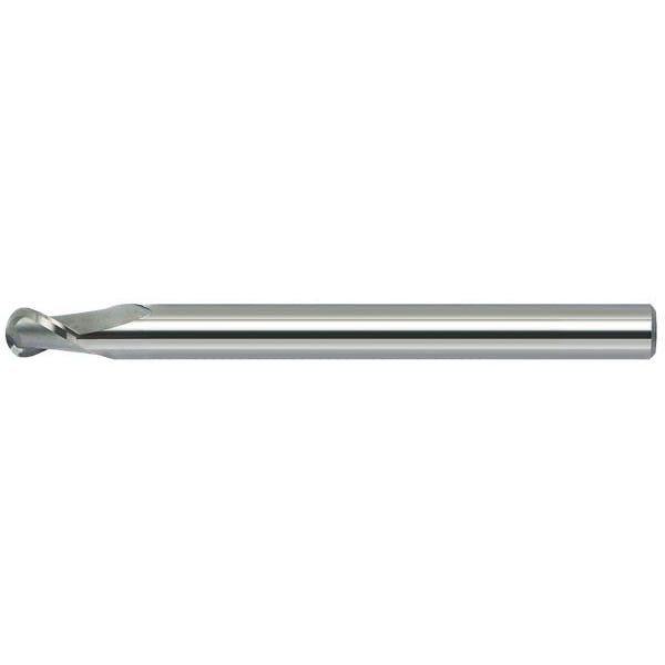5x7x6x75 2FL Ball 50 Degree Helix Short Flute Endmill, 4.5mm Neck Diameter, 18mm Reach